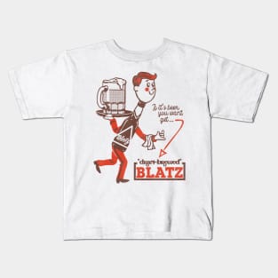 Get... Draft-Brewed Beer Retro Defunct Breweriana Kids T-Shirt